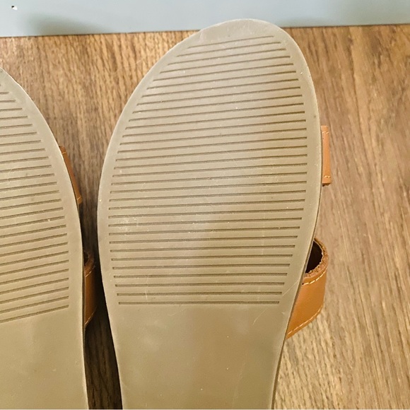 Steve Madden Hadyn Cognac Leather Sandals Womens Size 7.5 - Picture 8 of 9